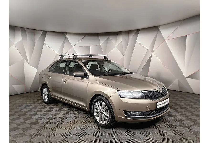 Skoda Rapid 1.6 MT (110 л.с.) Бежевый в АВИЛОН. Слайд №3