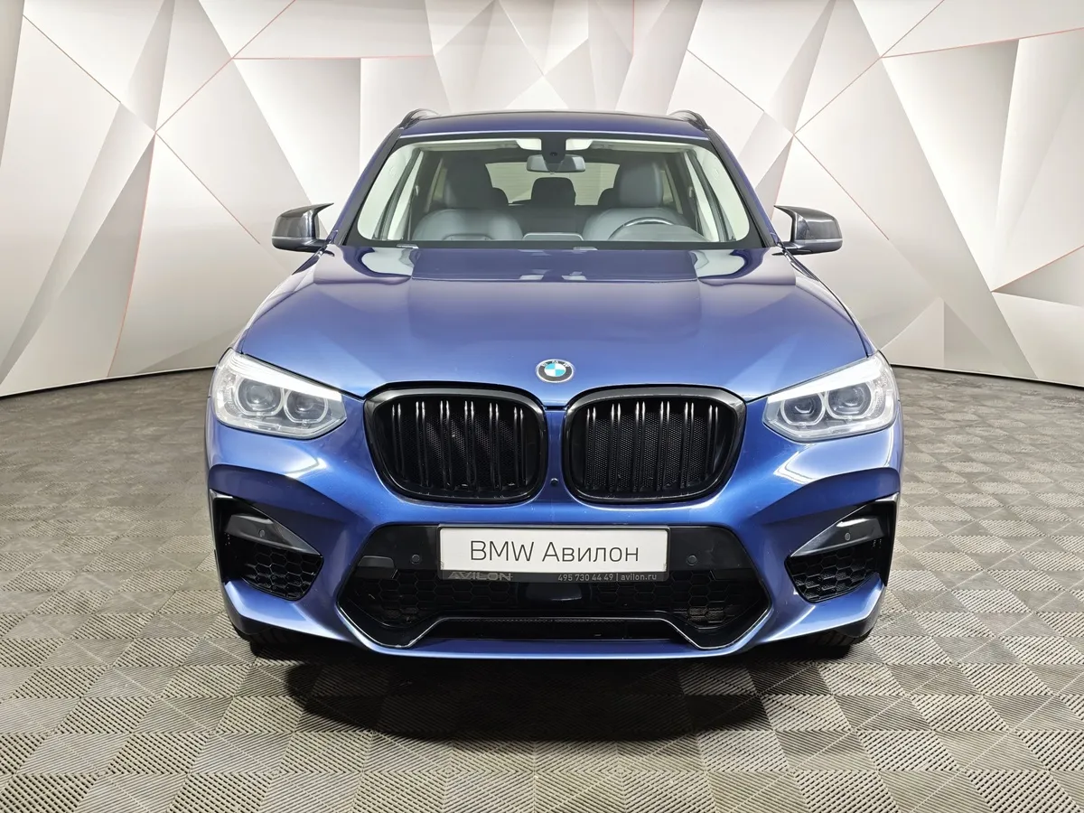 BMW X3 xDrive20i AT (184 л.с.) Синий в АВИЛОН. Слайд №3