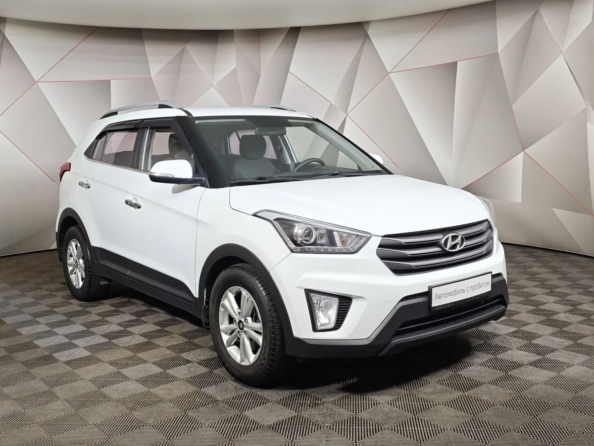 Hyundai Creta 2.0 AT AWD (149 л.с.) Travel + Advanced + Style Белый в АВИЛОН. Слайд №3