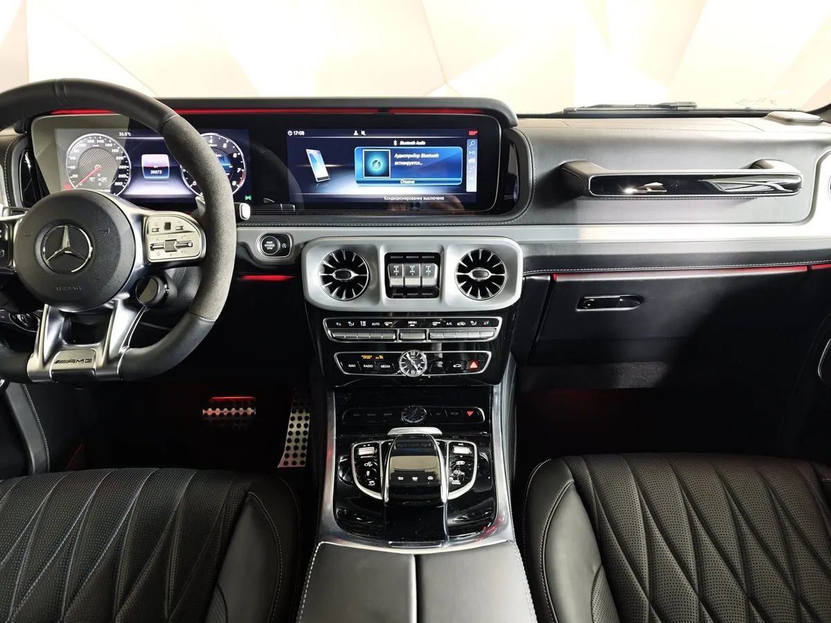 Mercedes-Benz G-Класс G 63 AMG Speedshift 4Matic (585 л.с.) Белый в АВИЛОН. Слайд №15