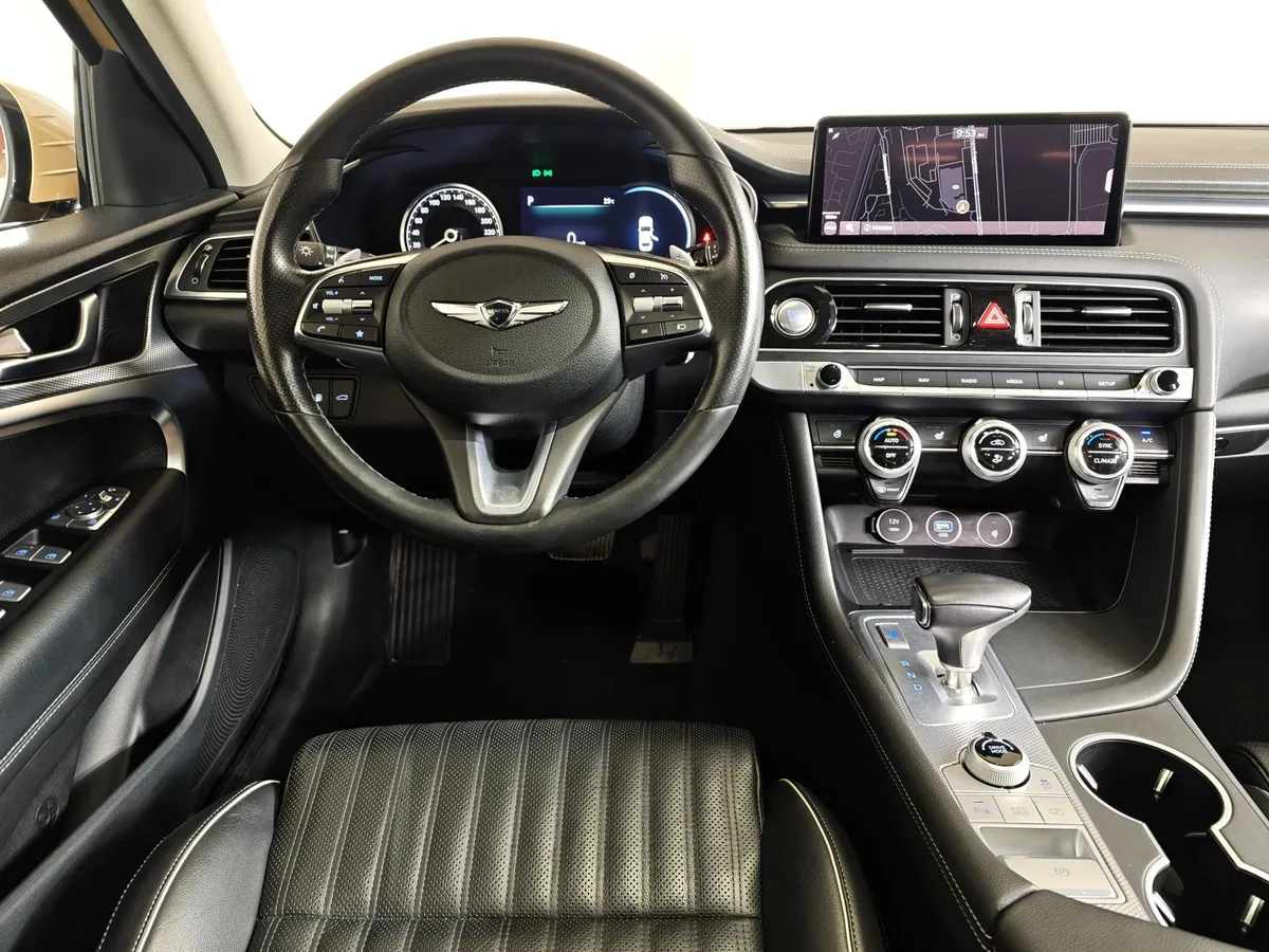 Genesis G70 2.0 T AT AWD (197 л.с.) Elegance Серый в АВИЛОН. Слайд №19