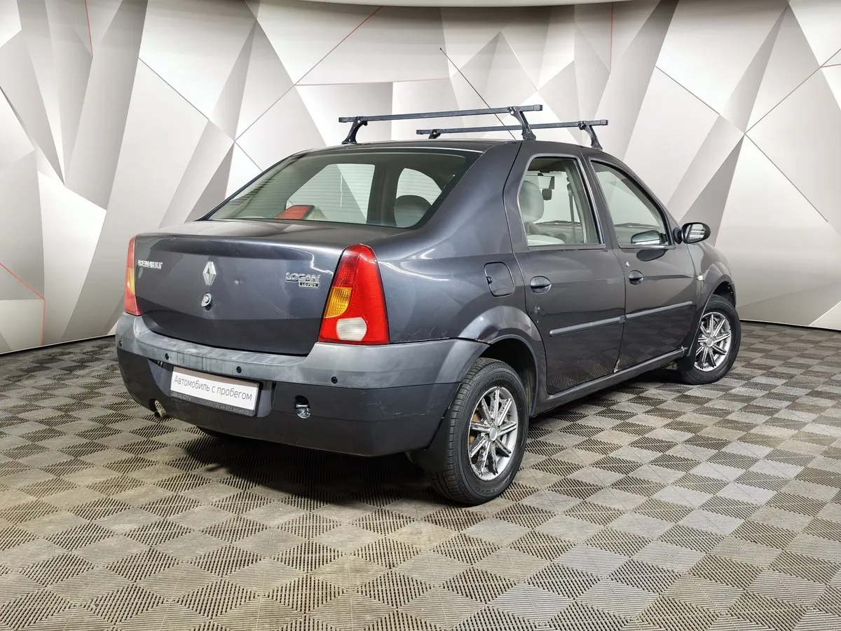 Renault Logan 1.6 MT (87 л.с.) Серый в АВИЛОН. Слайд №2
