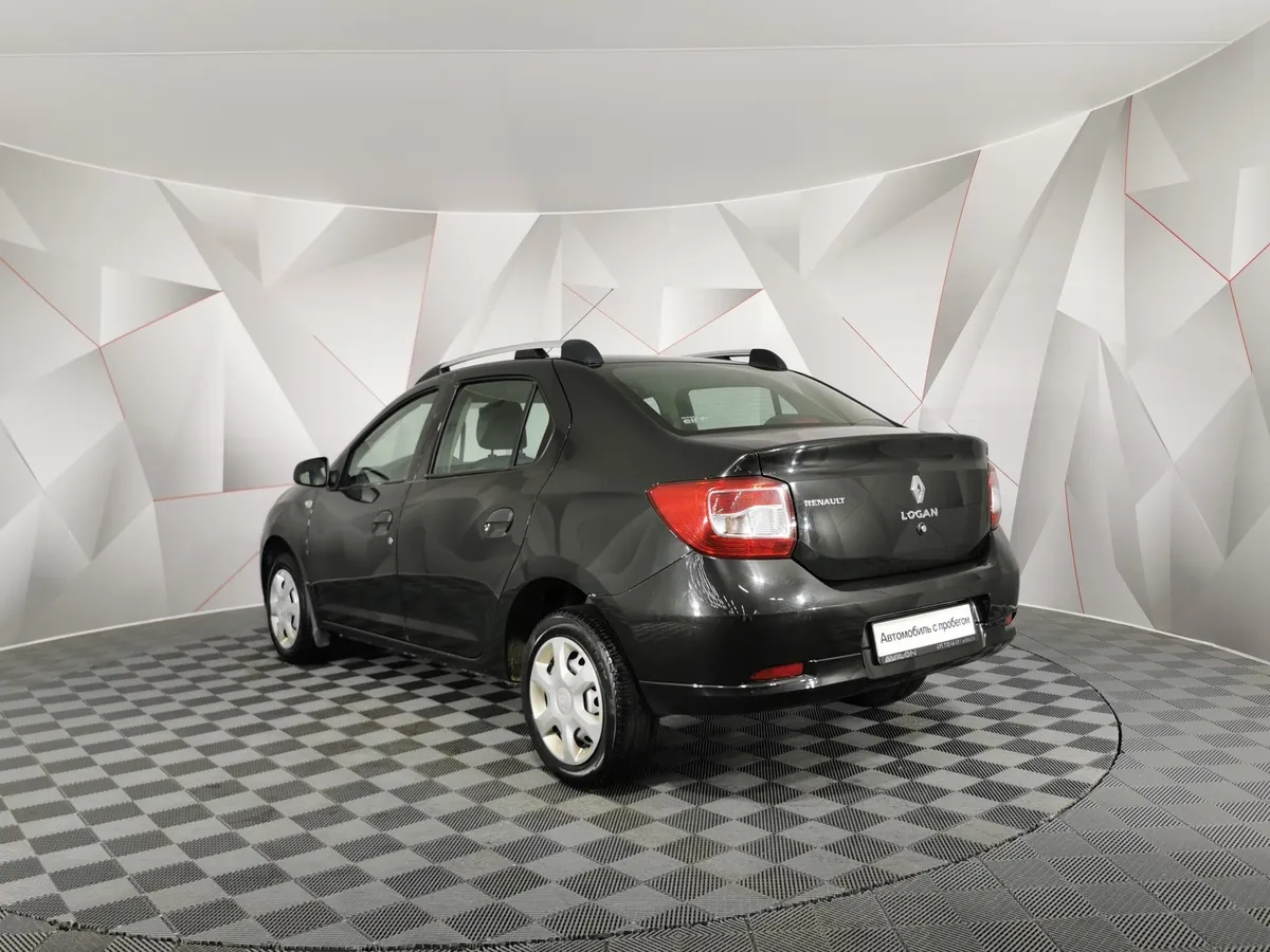 Renault Logan 1.6 MT (82 л.с.) Черный в АВИЛОН. Слайд №4