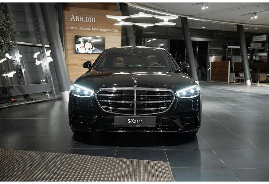 Mercedes-Benz S-Класс S 450 d 9G-TRONIC 4MATIC (330 л.с.) Черный в АВИЛОН. Слайд №4