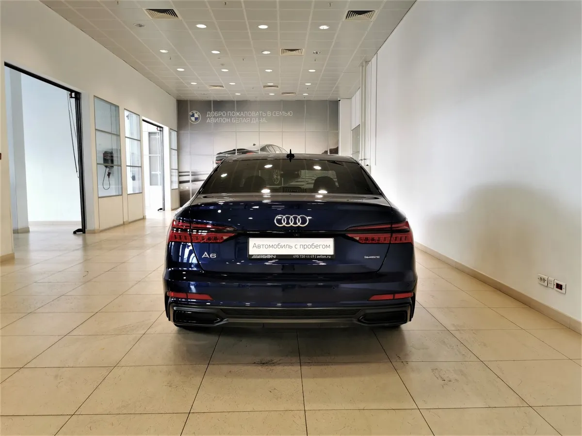 Audi A6 2.0 TFSI S tronic quattro (249 л.с.) Синий в АВИЛОН. Слайд №8