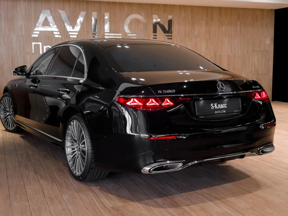Mercedes-Benz S-Класс S 580 9G-Tronic 4Matic (503 л.с.) Черный в АВИЛОН. Слайд №5