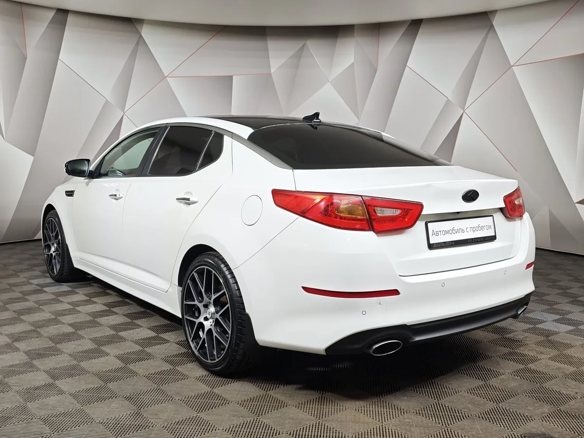 Kia Optima 2.4 AT (180 л.с.) Comfort Белый в АВИЛОН. Слайд №4