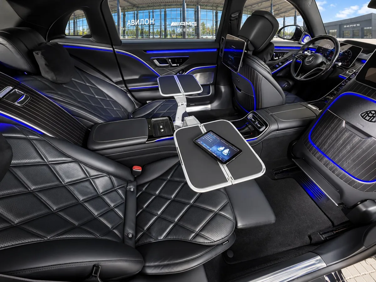 Mercedes-Benz S-Класс Maybach S 580 9G-Tronic 4Matic (503 л.с.) Night Series Черный в АВИЛОН. Слайд №21