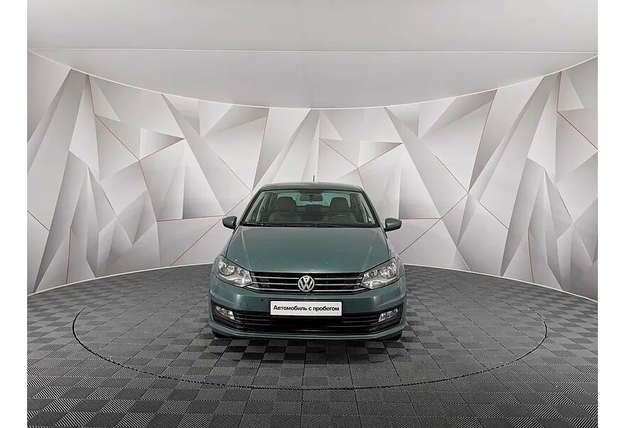 Volkswagen Polo 1.6 MPI AT (110 л.с.) Highline Синий в АВИЛОН. Слайд №7