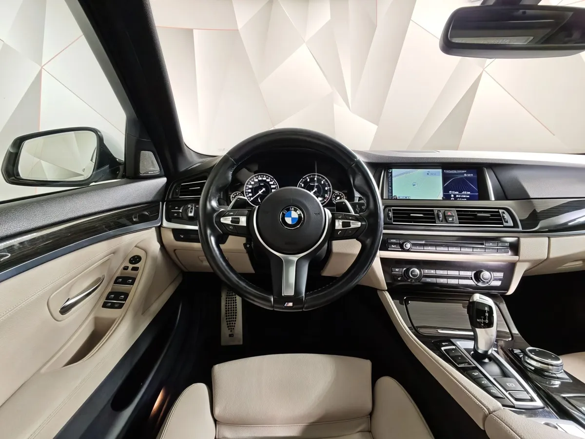 BMW 5 серия 535i xDrive Steptronic (306 л.с.) Белый в АВИЛОН. Слайд №14