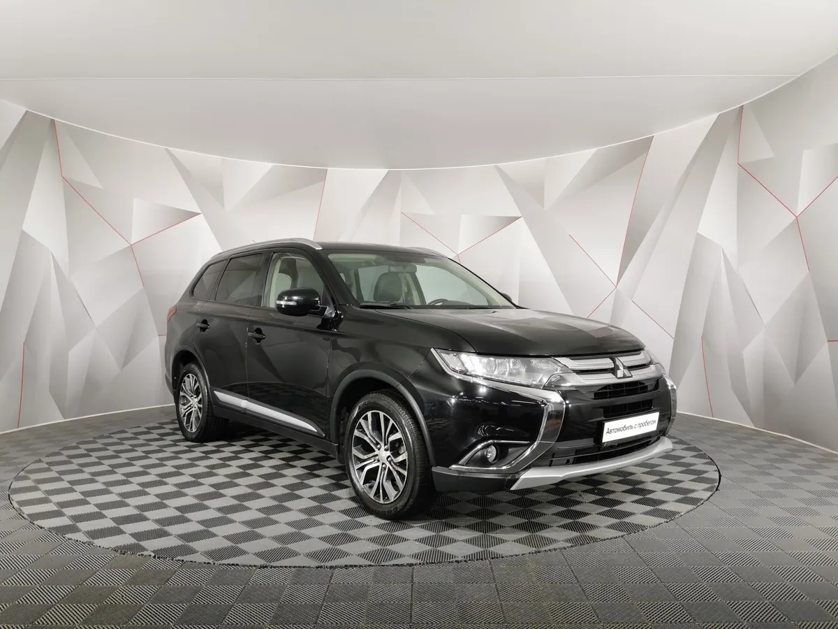 Mitsubishi Outlander 2.0 MIVEC CVT 4WD (146 л.с.) Invite Черный в АВИЛОН. Слайд №3