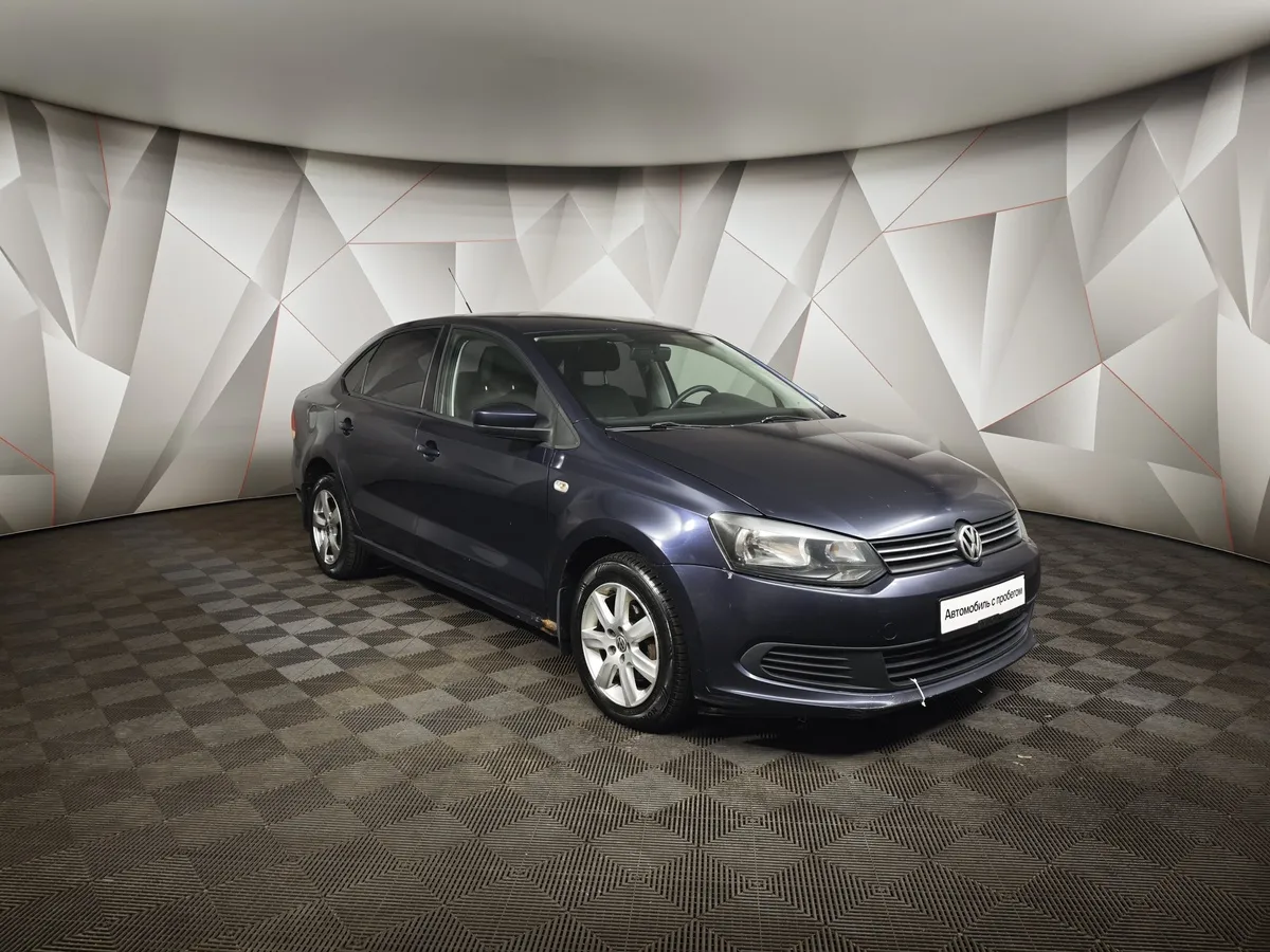 Volkswagen Polo 1.6 Tiptronic (105 л.с.) Comfortline Синий в АВИЛОН. Слайд №3