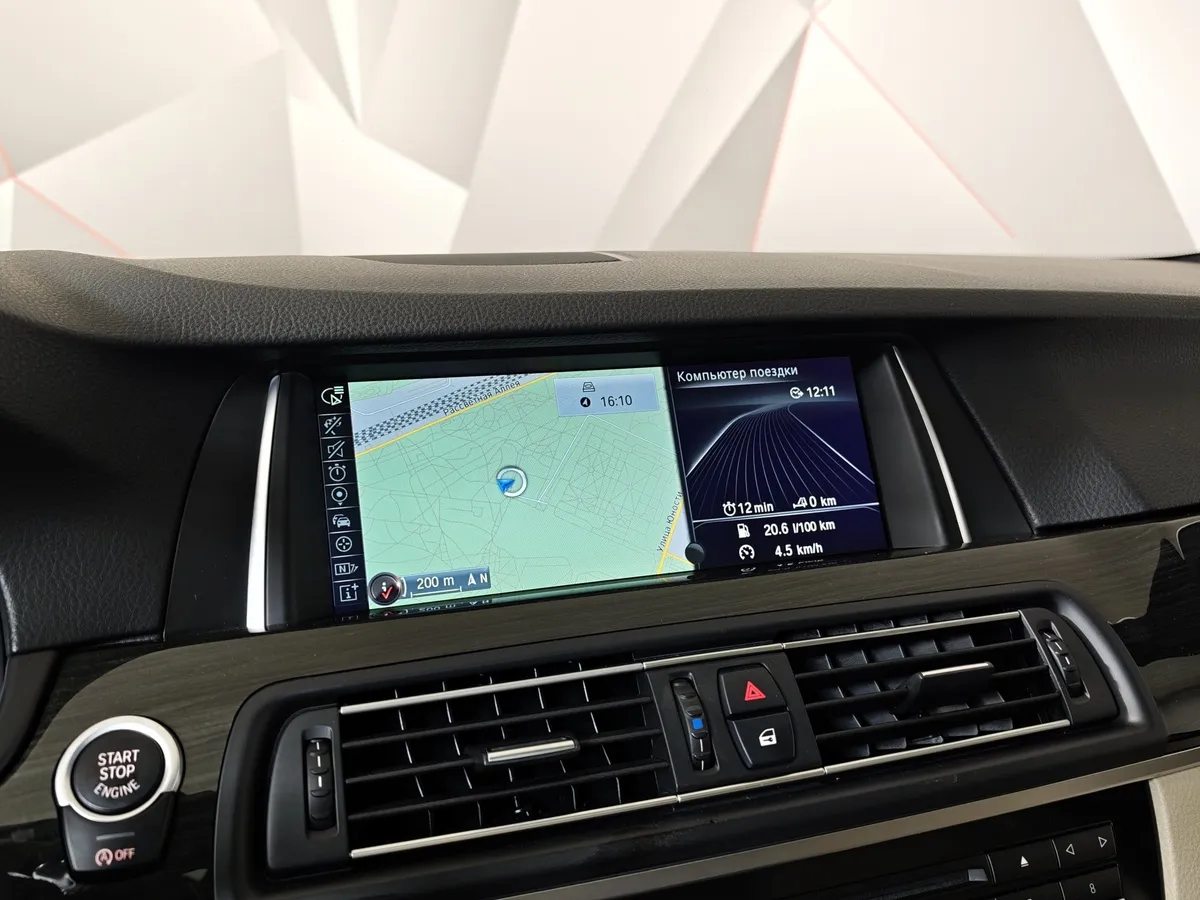 BMW 5 серия 535i xDrive Steptronic (306 л.с.) Белый в АВИЛОН. Слайд №18