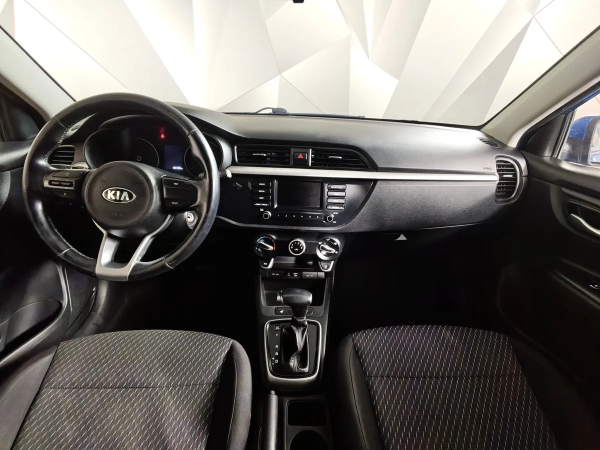 Kia Rio 1.4 AT (100 л.с.) Fleet Синий в АВИЛОН. Слайд №14