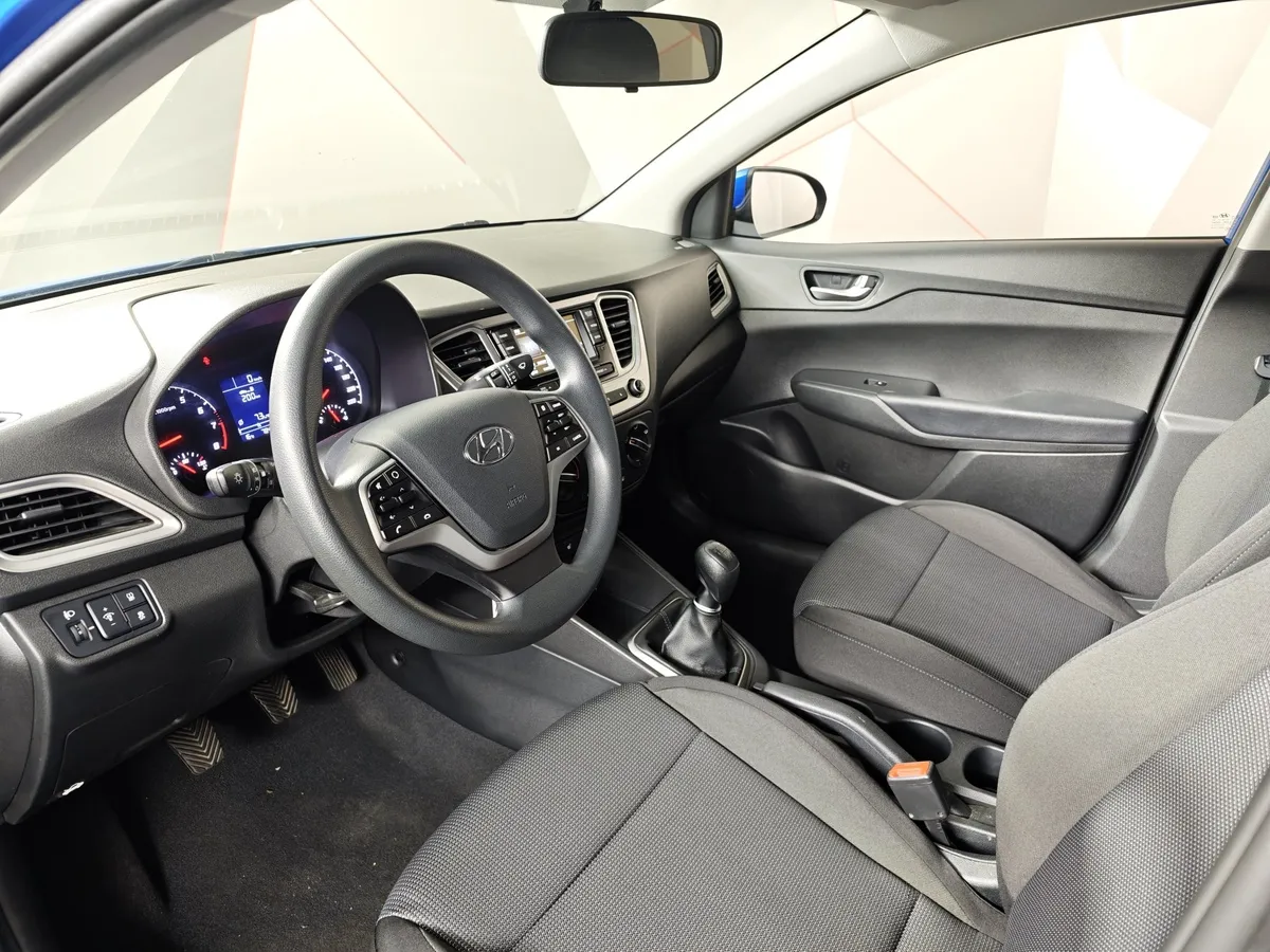Hyundai Solaris 1.6 MT (123 л.с.) Active Plus Синий в АВИЛОН. Слайд №19