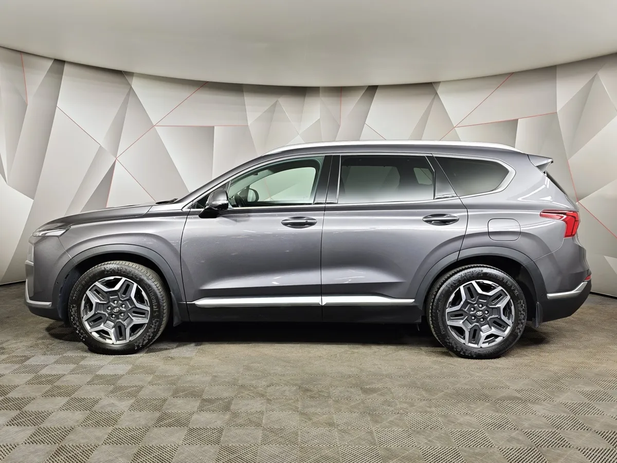 Hyundai Santa Fe 2.2 CRDi AWD 8AT (200 л.с.) High-Tech Серый в АВИЛОН. Слайд №5