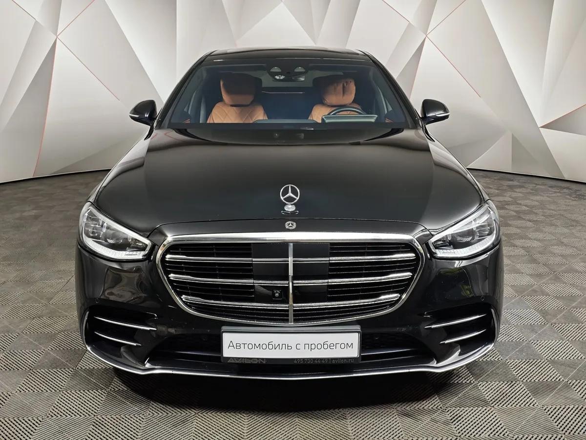 Mercedes-Benz S-Класс Long 500 4MATIC (449 л.с.) Черный в АВИЛОН. Слайд №7