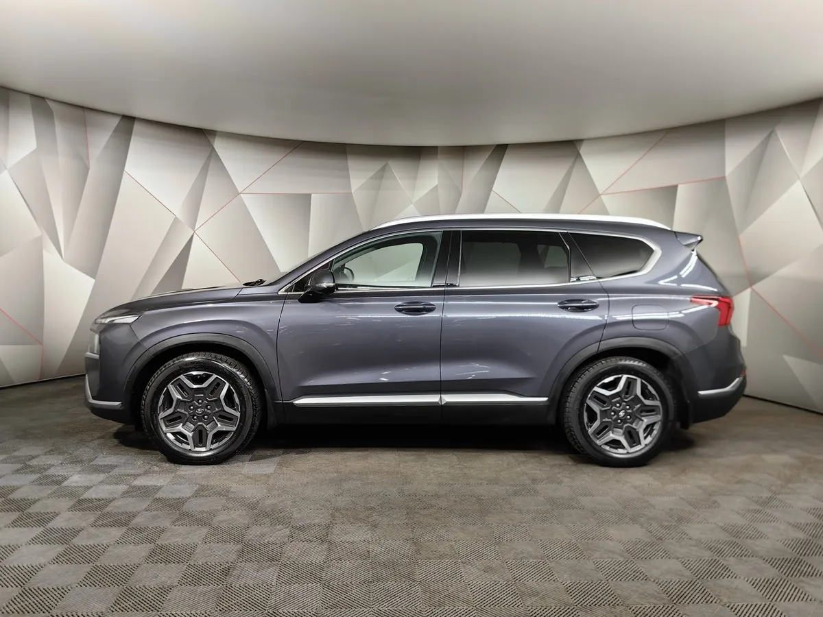 Hyundai Santa Fe 2.2 CRDi AWD 8AT (200 л.с.) High-Tech Синий в АВИЛОН. Слайд №5