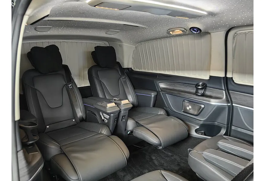 Mercedes-Benz V-Класс V 300 L3 4Motion 9G-Tronic (239 л.с.) Черный в АВИЛОН. Слайд №16