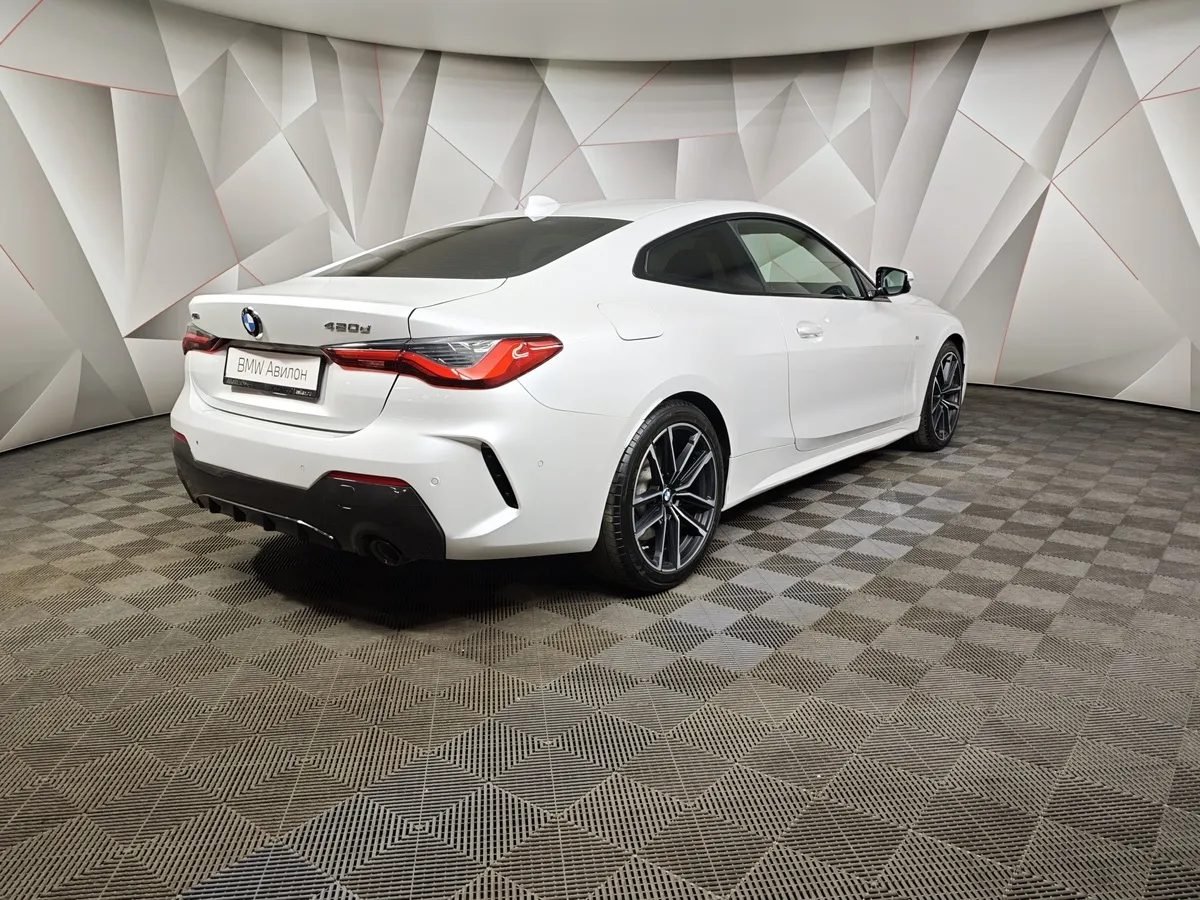 BMW 4 серия 420d xDrive AT (190 л.с.) M Sport Pro Белый в АВИЛОН. Слайд №2