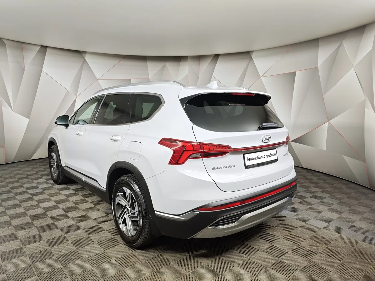 Hyundai Santa Fe 2.2 CRDi AWD 8AT (200 л.с.) Prestige Белый в АВИЛОН. Слайд №4