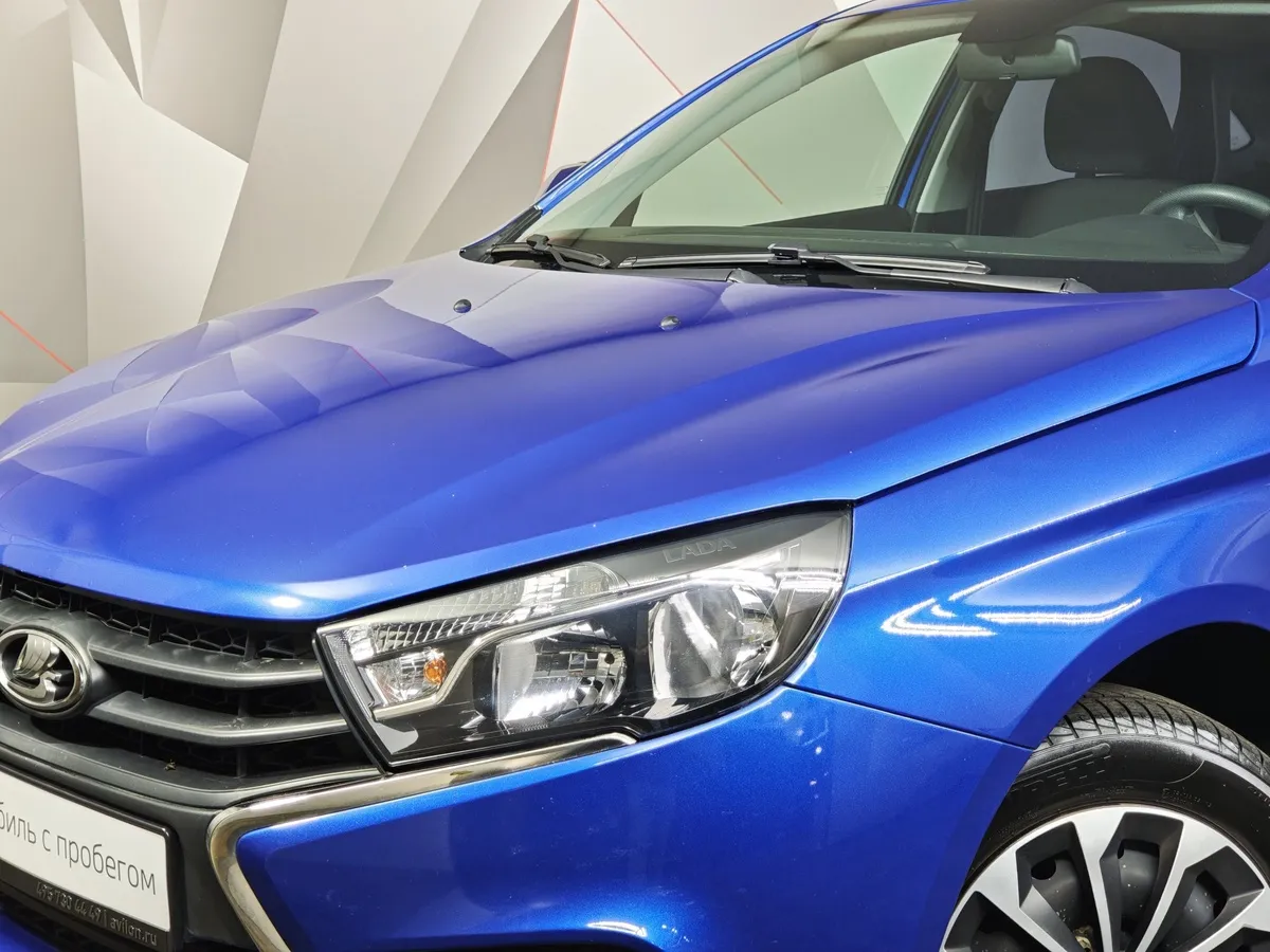 ВАЗ (Lada) Vesta 1.6 CVT (113 л.с.) Luxe Multimedia Синий в АВИЛОН. Слайд №10