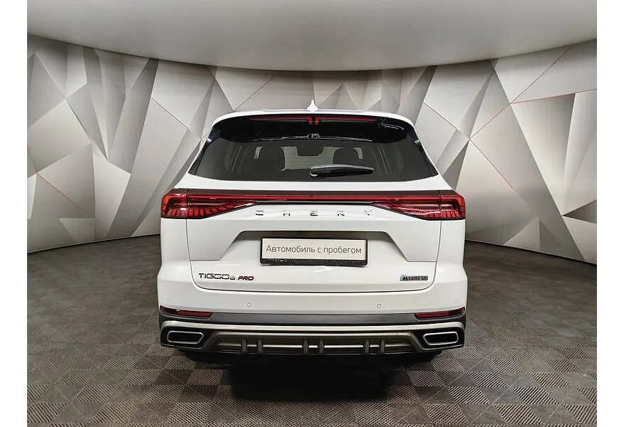 Chery Tiggo 8 Pro Hybrid 1.5T DHT 2WD (235 л.с.) Ultimate Белый в АВИЛОН. Слайд №8