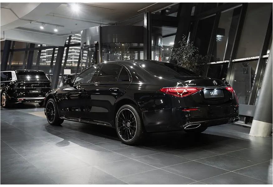 Mercedes-Benz S-Класс S 450 d 9G-TRONIC 4MATIC (330 л.с.) Черный в АВИЛОН. Слайд №5