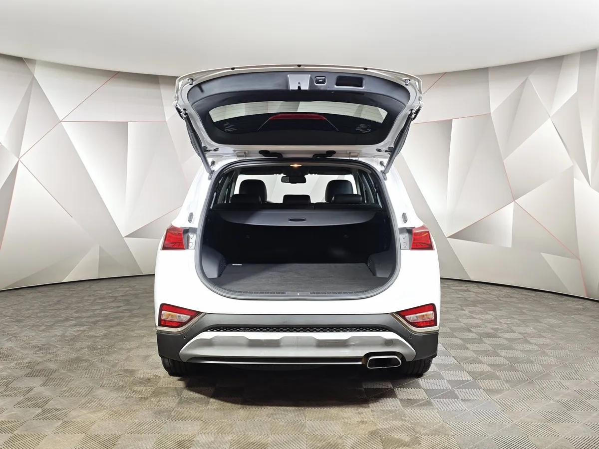 Hyundai Santa Fe 2.4 (188 л.с.) - 6AT Premier Белый в АВИЛОН. Слайд №12