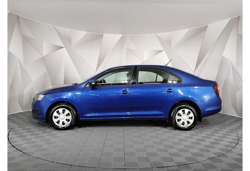 Skoda Rapid 1.6 MT (90 л.с.) Синий в АВИЛОН. Слайд №3