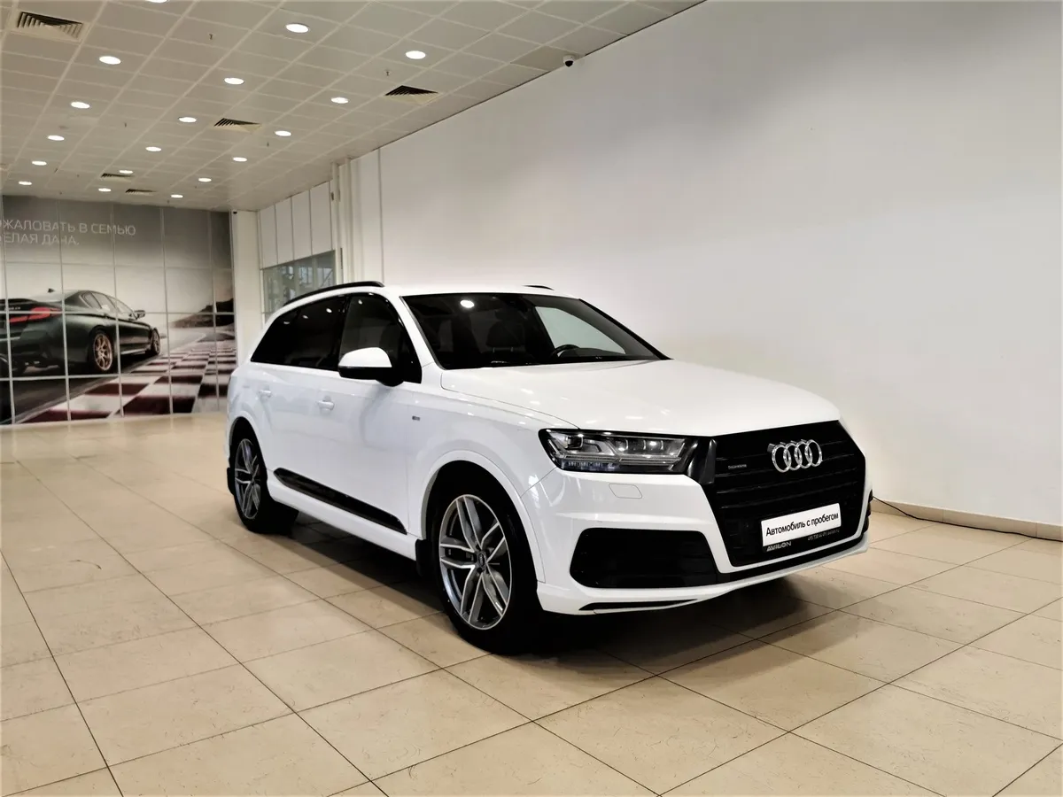 Audi Q7 3.0 TDI Tiptronic quattro (249 л.с.) Белый в АВИЛОН. Слайд №3