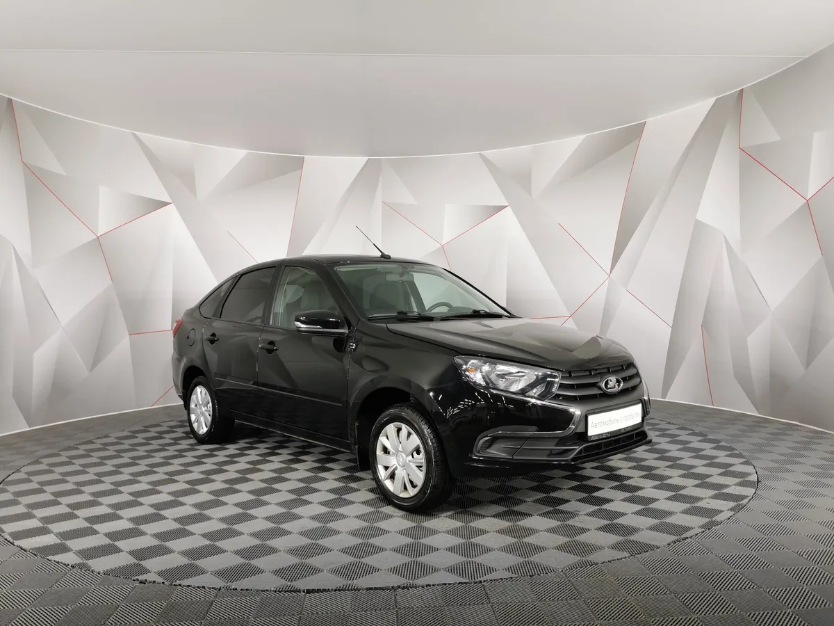 ВАЗ (Lada) Granta 1.6 MT 16кл (106 л.с.) 21911-51-005 Comfort Черный в АВИЛОН. Слайд №3