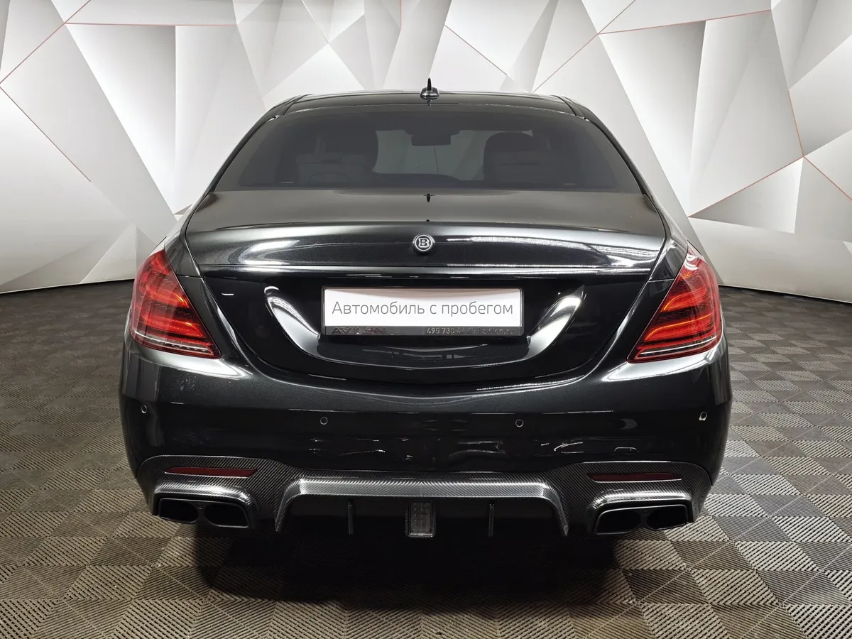 Mercedes-Benz S-Класс S 63 AMG 9G-Tronic 4Matic+ длинная база (612 л.с.) Черный в АВИЛОН. Слайд №8