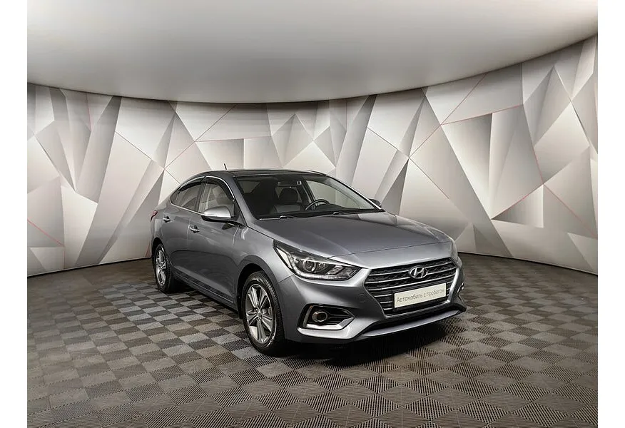 Hyundai Solaris 1.6 AT (123 л.с.) Elegance Серый в АВИЛОН. Слайд №2