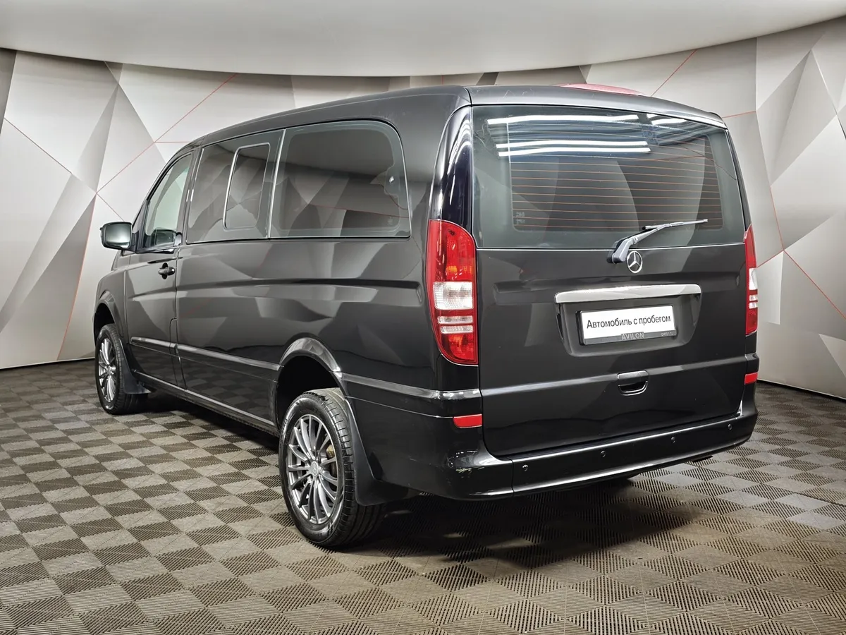 Mercedes-Benz Viano 2.2 CDi TouchShift 4MATIC удлиненный (163 л.с.) Черный в АВИЛОН. Слайд №4