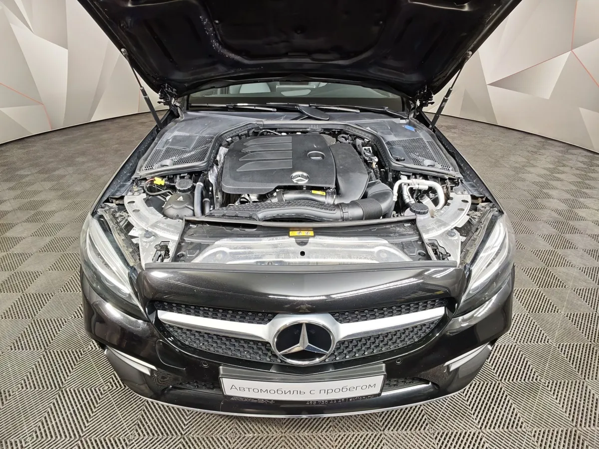 Mercedes-Benz C-Класс C 200 9G-TRONIC 4MATIC (190 л.с.) Sport Черный в АВИЛОН. Слайд №11