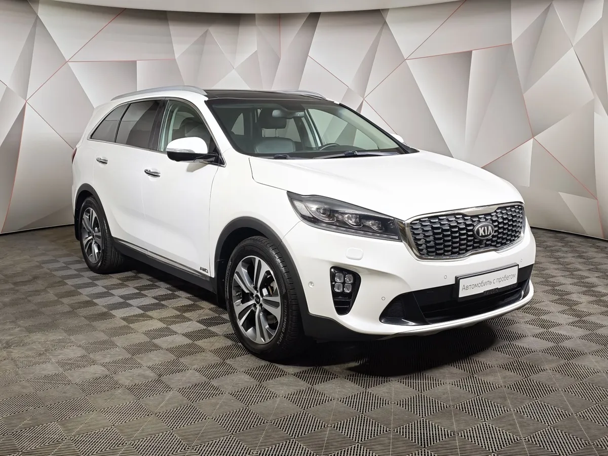 Kia Sorento 2.2 CRDi AT AWD (200 л.с.) Premium Белый в АВИЛОН. Слайд №3