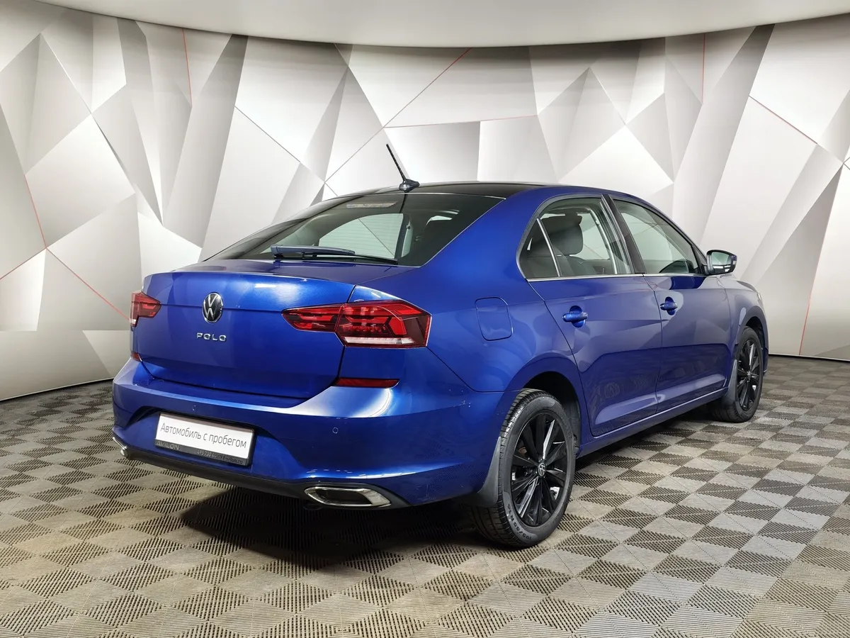 Volkswagen Polo 1.4 TSI DSG (125 л.с.) Highline Синий в АВИЛОН. Слайд №2