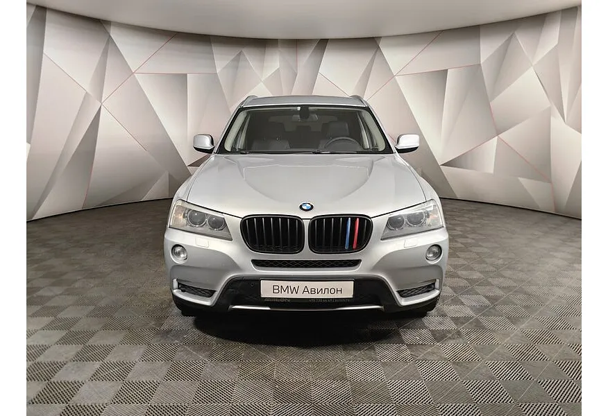 BMW X3 xDrive20d AT (184 л.с.) Серебристый в АВИЛОН. Слайд №3