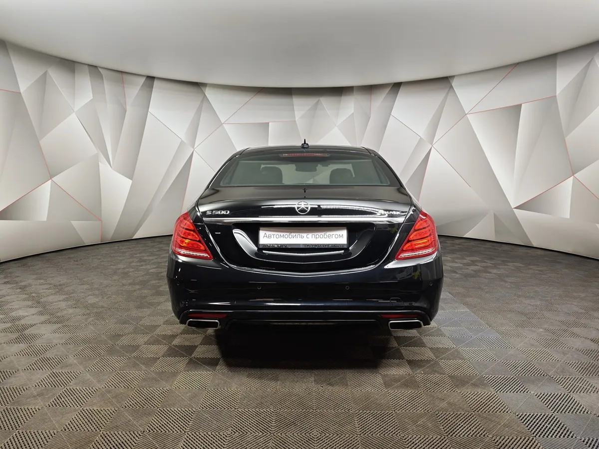 Mercedes-Benz S-Класс S 500 7G-Tronic Plus 4Matic длинная база (455 л.с.) Черный в АВИЛОН. Слайд №8