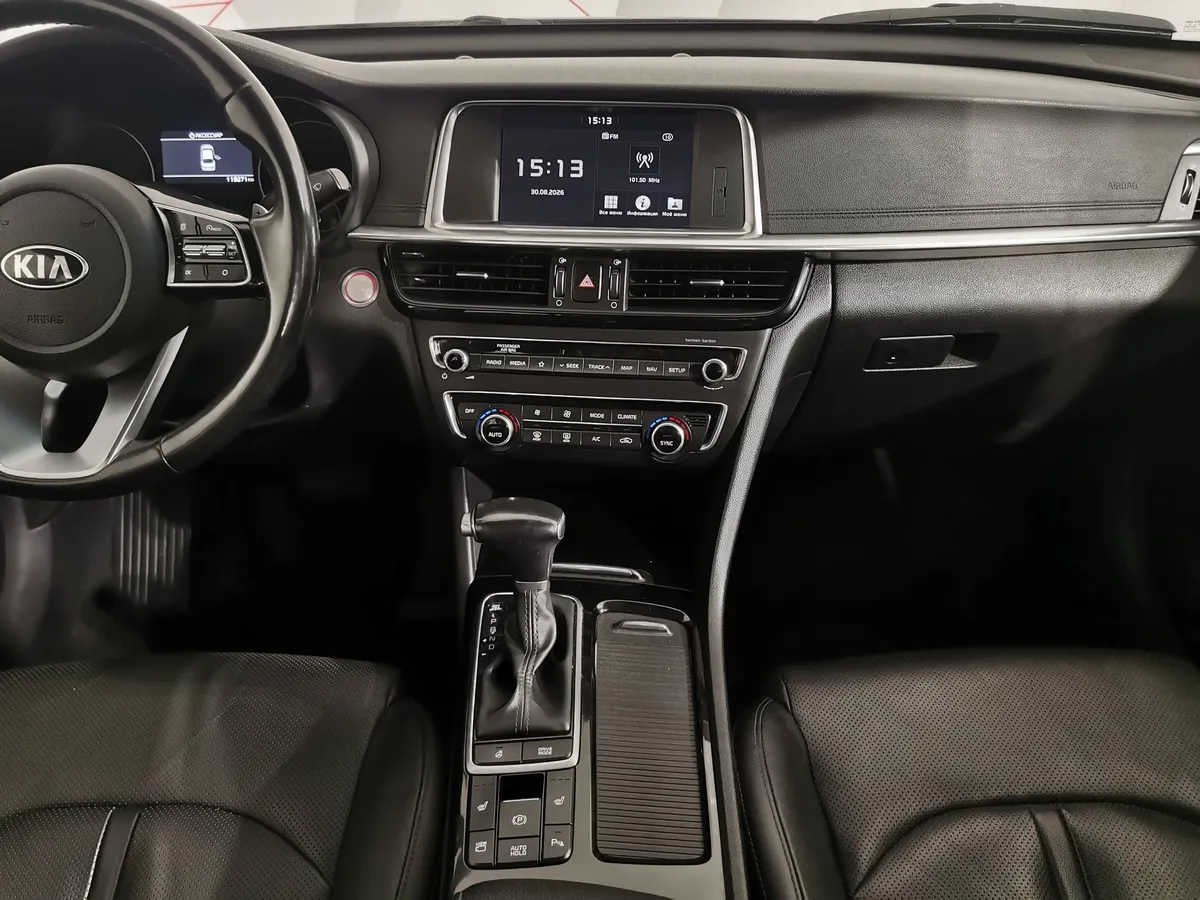 Kia Optima 2.0 AT (150 л.с.) Черный в АВИЛОН. Слайд №14