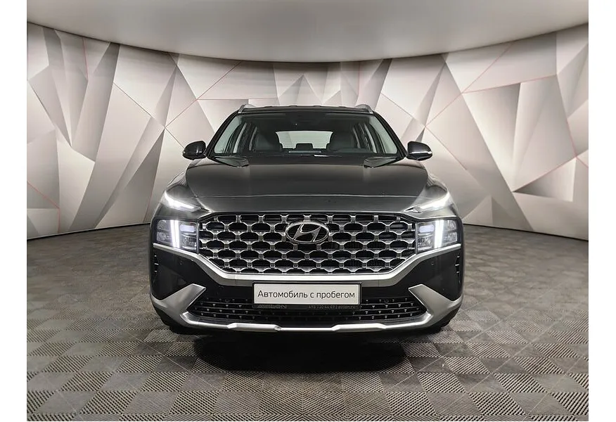 Hyundai Santa Fe 2.2 CRDi AWD 8AT (200 л.с.) Lifestyle Черный в АВИЛОН. Слайд №7