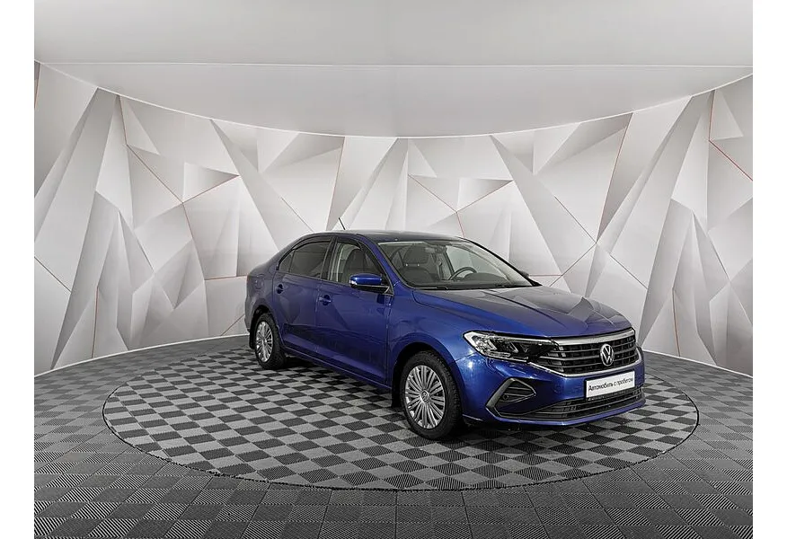 Volkswagen Polo 1.6 MPI AT (110 л.с.) Status + Зимний + Комфорт Синий в АВИЛОН. Слайд №3