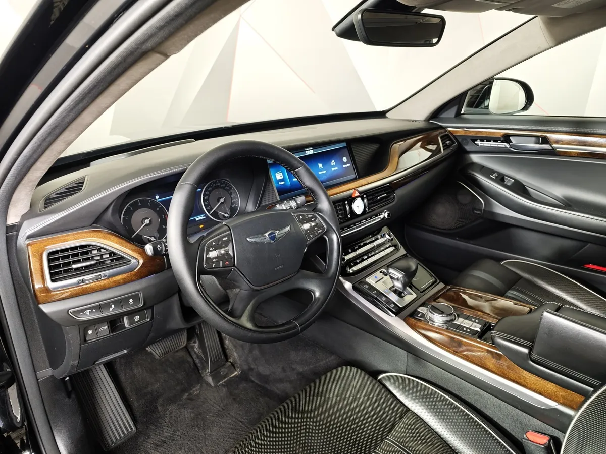 Genesis G90 3.3 T-GDI AT AWD (5 мест) (370 л.с.) Elite Черный в АВИЛОН. Слайд №16