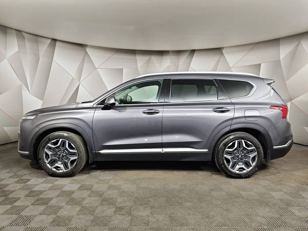 Hyundai Santa Fe 2.2 CRDi AWD 8AT (200 л.с.) High-Tech Серый в АВИЛОН. Слайд №5