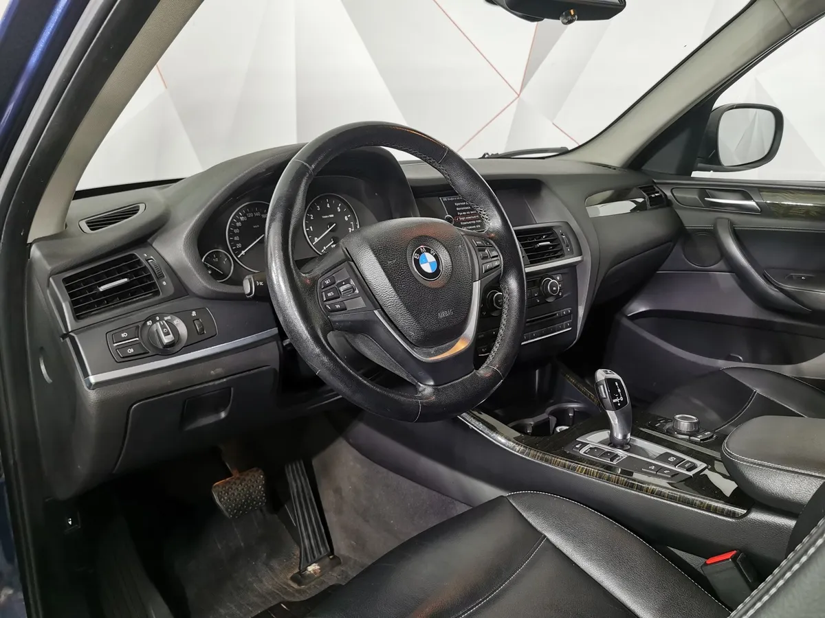 BMW X3 xDrive28i AT (245 л.с.) Синий в АВИЛОН. Слайд №12