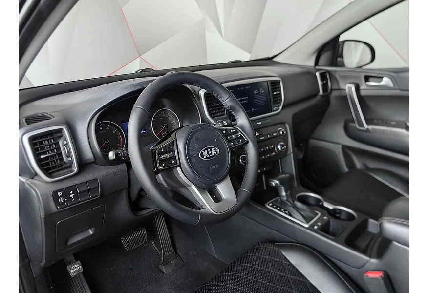 Kia Sportage 2.0 MPI AT 4WD (150 л.с.) Comfort Черный в АВИЛОН. Слайд №17