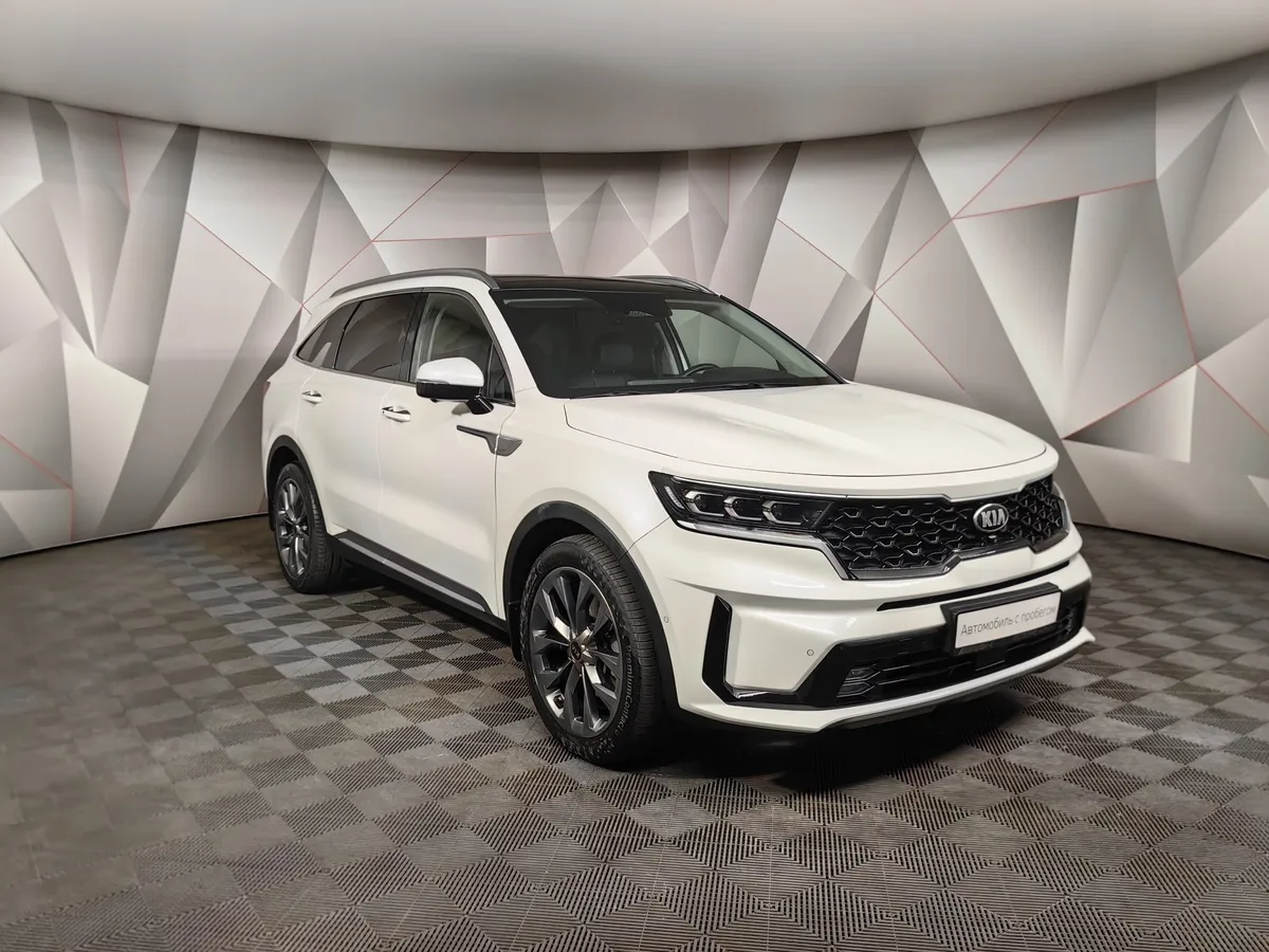 Kia Sorento 2.2 CRDi 4WD DCT (199 л.с.) Premium Plus Белый в АВИЛОН. Слайд №3