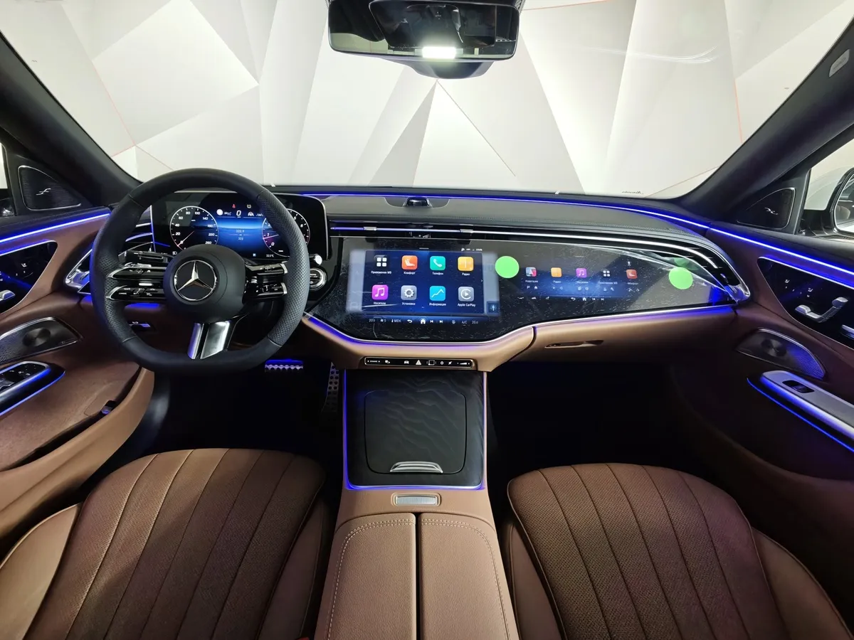 Mercedes-Benz E-Класс E 300 4MATIC (258 л.с.) Белый в АВИЛОН. Слайд №14