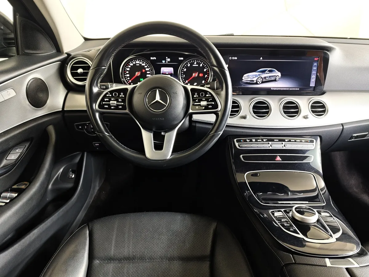 Mercedes-Benz E-Класс E 200 9G-TRONIC (197 л.с.) Черный в АВИЛОН. Слайд №19
